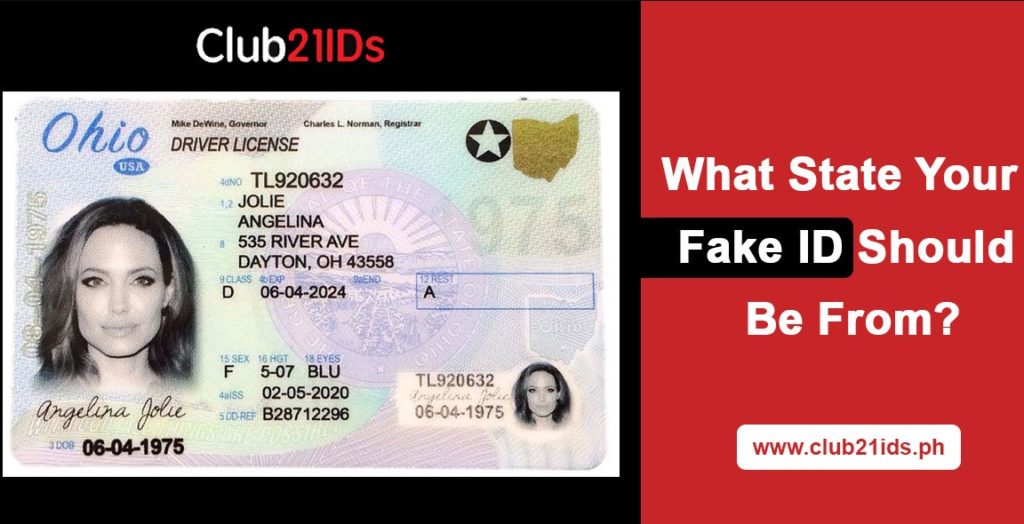 Common Fake ID States List