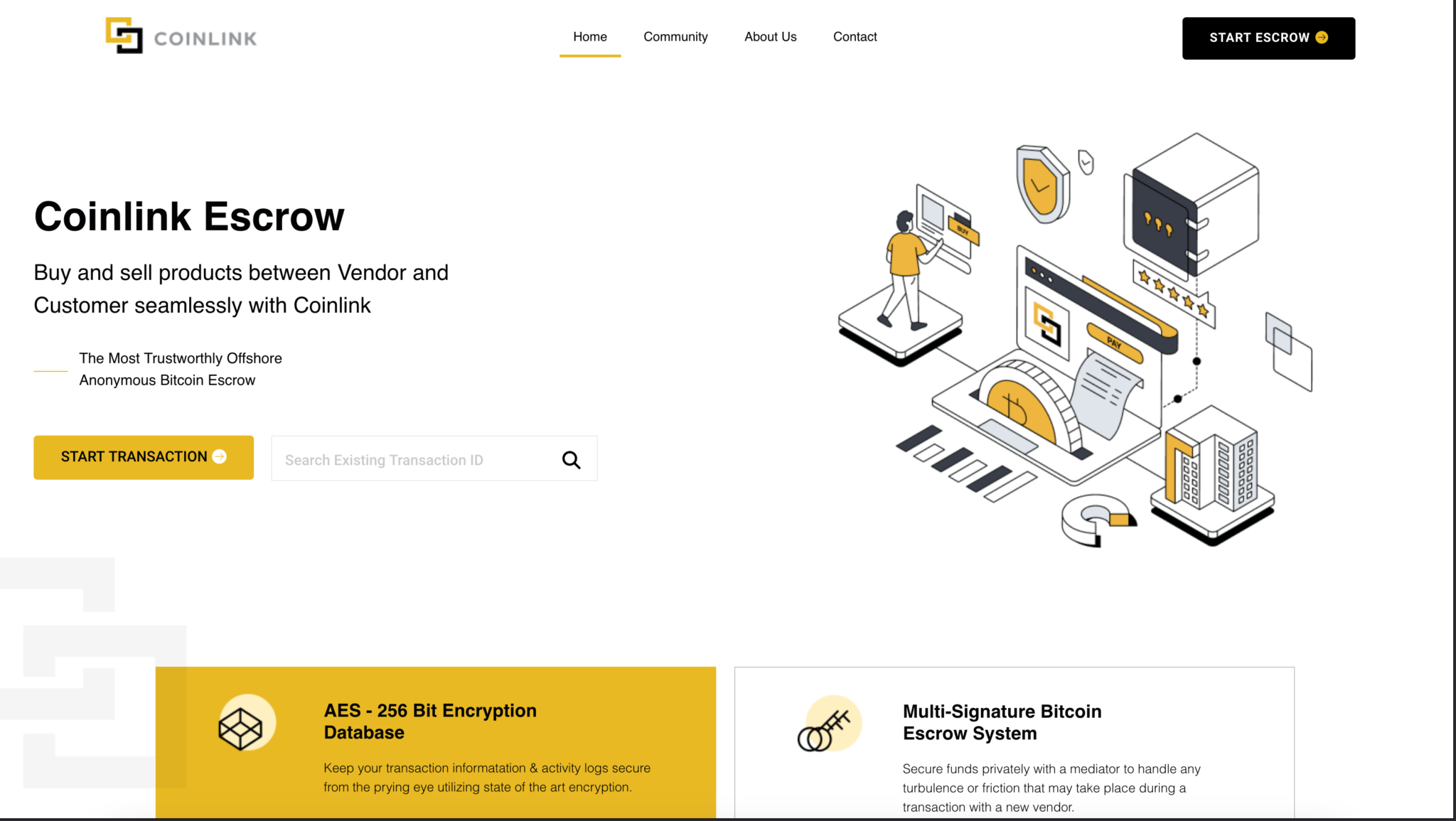 Coinlink Escrow torlinks